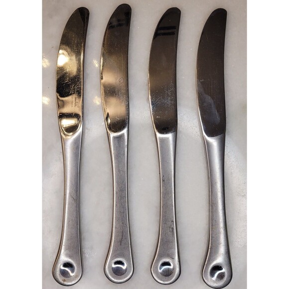 Robert Welch PENDULUM 18/10 Stainless Satin Set of 4 Dinner Knives 9 1/4" - Picture 1 of 11